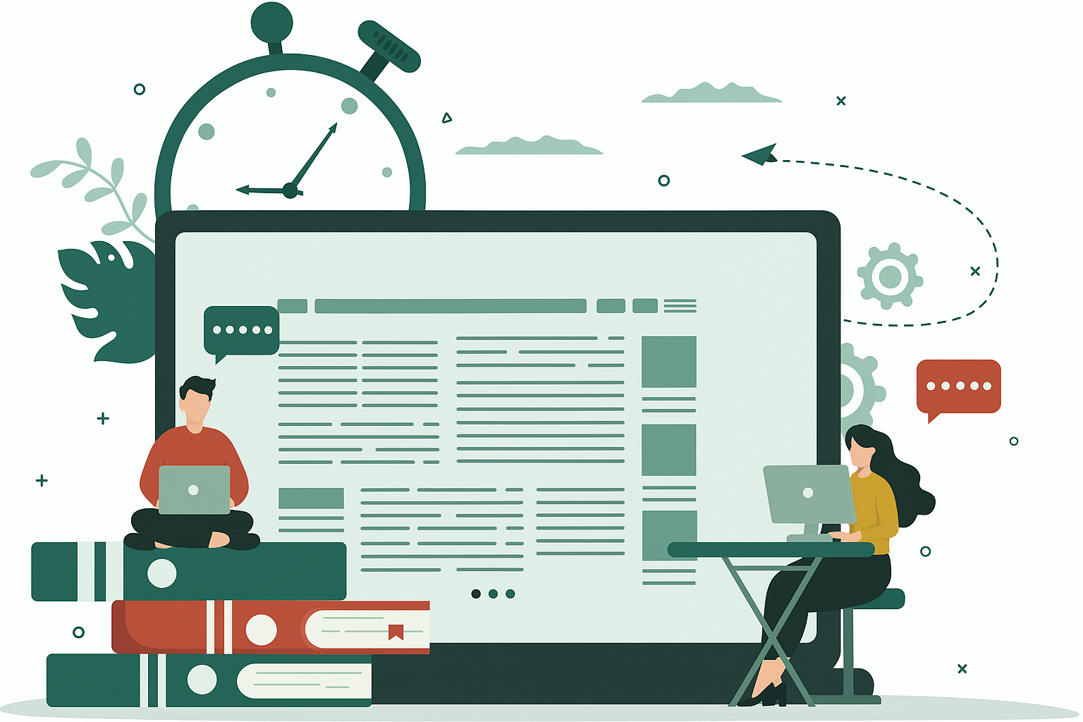 Oxford Journal Press publishing support illustration
